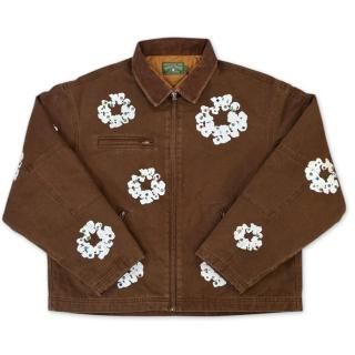 DENIM TEARS COTTON WREATH CANVAS WORK JACKET