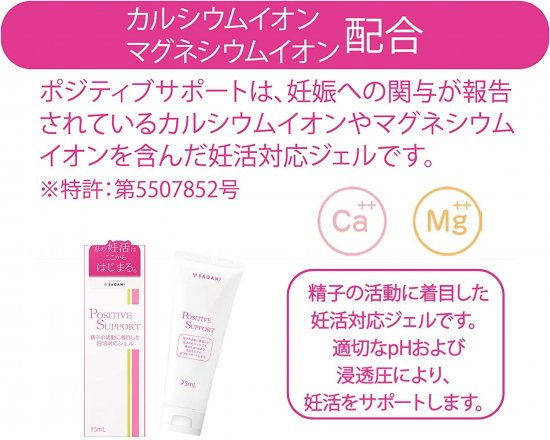 ポジティブサポート(75ml)【妊活対応ジェル】