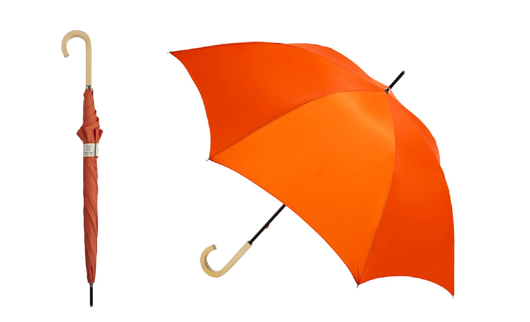 傘（オレンジ）画像