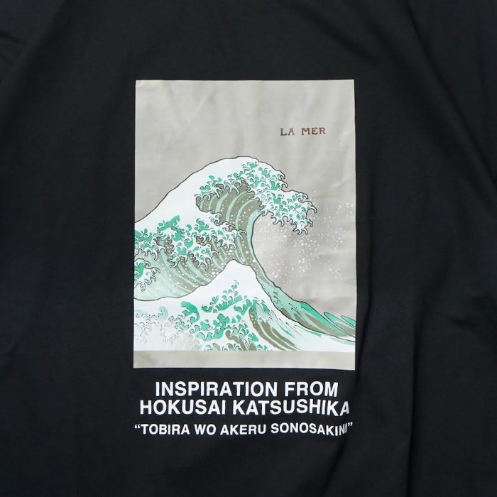 <img class='new_mark_img1' src='https://img.shop-pro.jp/img/new/icons13.gif' style='border:none;display:inline;margin:0px;padding:0px;width:auto;' />【HOKUSAI PRINT T-SHIRTS】北斎プリントTシャツ - 1