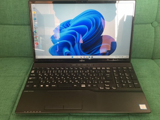 富士通、15.6インチノートパソコン、中古12ヶ月保証、AH52/3D、Core-i5