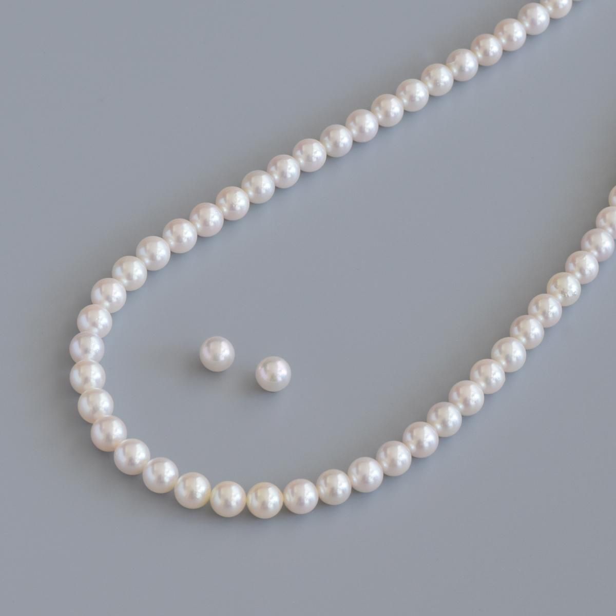 ⑨ 8mm アコヤ真珠 パール ネックレス Pearl necklace-