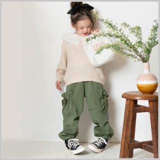<img class='new_mark_img1' src='https://img.shop-pro.jp/img/new/icons20.gif' style='border:none;display:inline;margin:0px;padding:0px;width:auto;' />30%OFF SALE KIDS Jr Women リボンカーゴパンツ / NEEDLE WORKS ニードルワークス