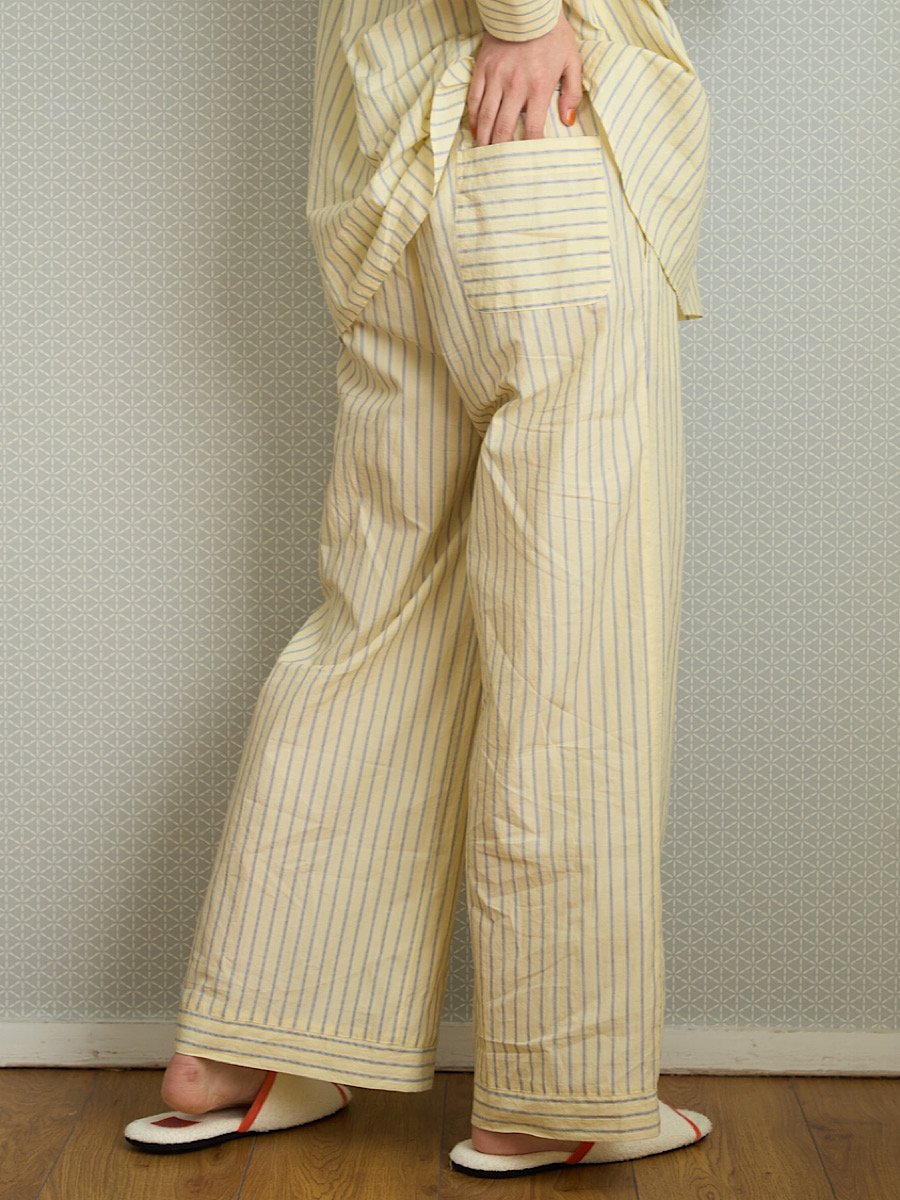 6(ROKU)】STRIPE PANTS - カジュアルパンツ