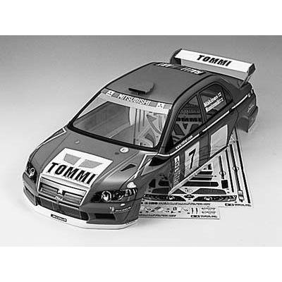 □タミヤ,三菱ランサーエボリューションVII,WRCスペアボディ,50927 