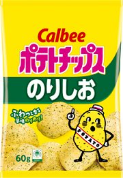 カルビー ポテトチップス のりしお 60g - たにぽんとタニホのオンラインショップ