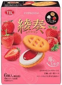 ヤマザキビスケット 綾奏 苺×ミルク 期間限定商品 - たにぽんとタニホ