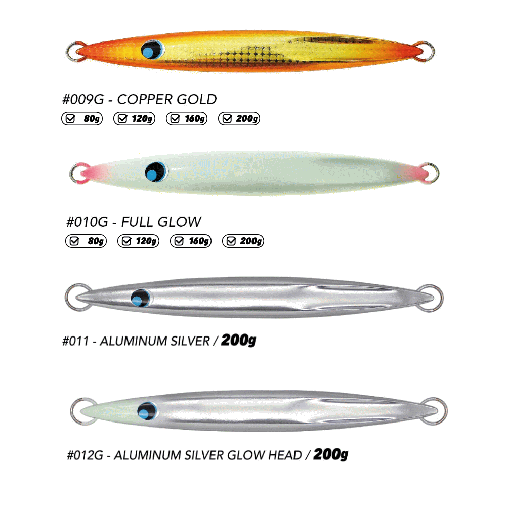 ウロコジグオリジナル 200ｇ グロー HIROTO YAMAMOTO