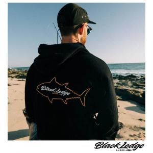 Black Ledge Lures BFT Silhouette - Premium Mid Heavyweight Hoodie