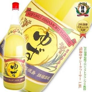 ゆず720ml - 石垣島の泡盛 請福酒造