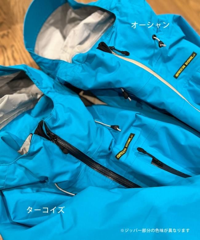 【日本製】パーム×グリーンボウル【Palm×GREEN BOWL】Nylon Fullzip Parka - GREEN BOWL