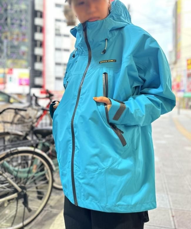 【日本製】パーム×グリーンボウル【Palm×GREEN BOWL】Nylon Fullzip Parka - GREEN BOWL