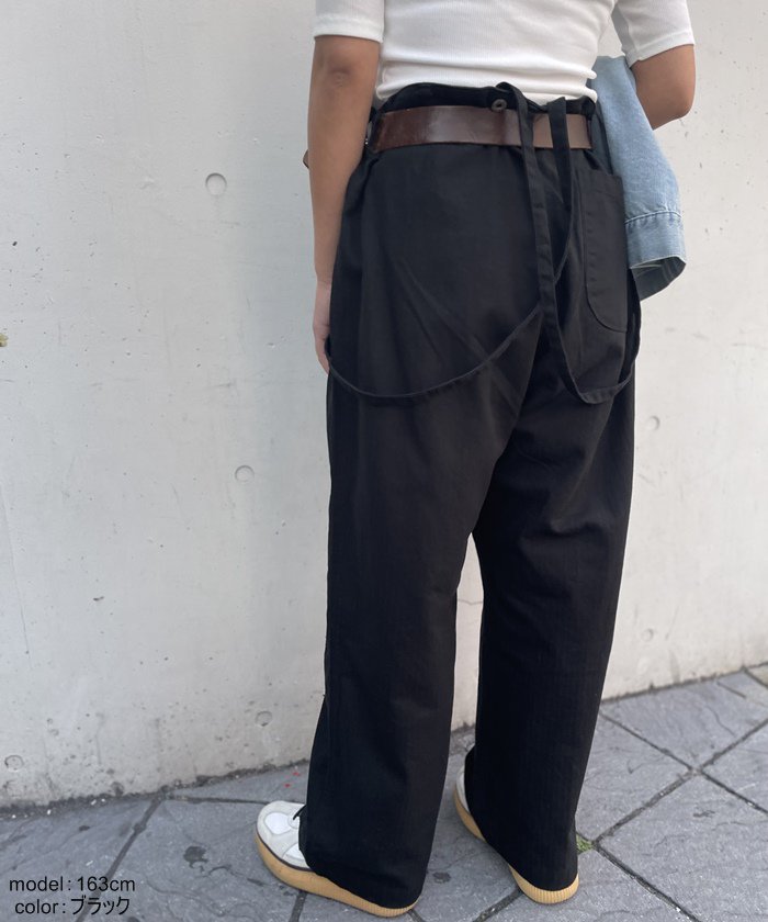 【日本製】グリーンボウル【GREEN BOWL】Work Pants With Suspender - GREEN BOWL