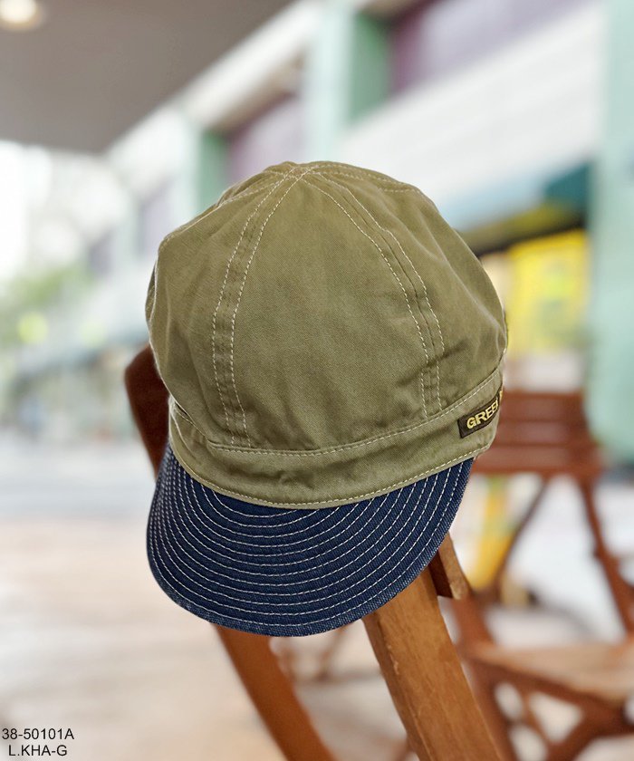 【日本製】グリーンボウル 【GREEN BOWL】 Buddy Work Cap /ツバ短 浅い - GREEN BOWL