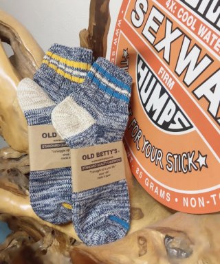 【日本製】オールドベティーズ 【OLD BETTY'S】 Original Short Line Socks (New Ver.)