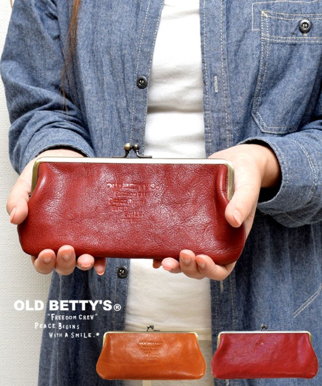 オールドベティーズ 【OLD BETTY'S】 Leather Wallet Pouch - GREEN BOWL