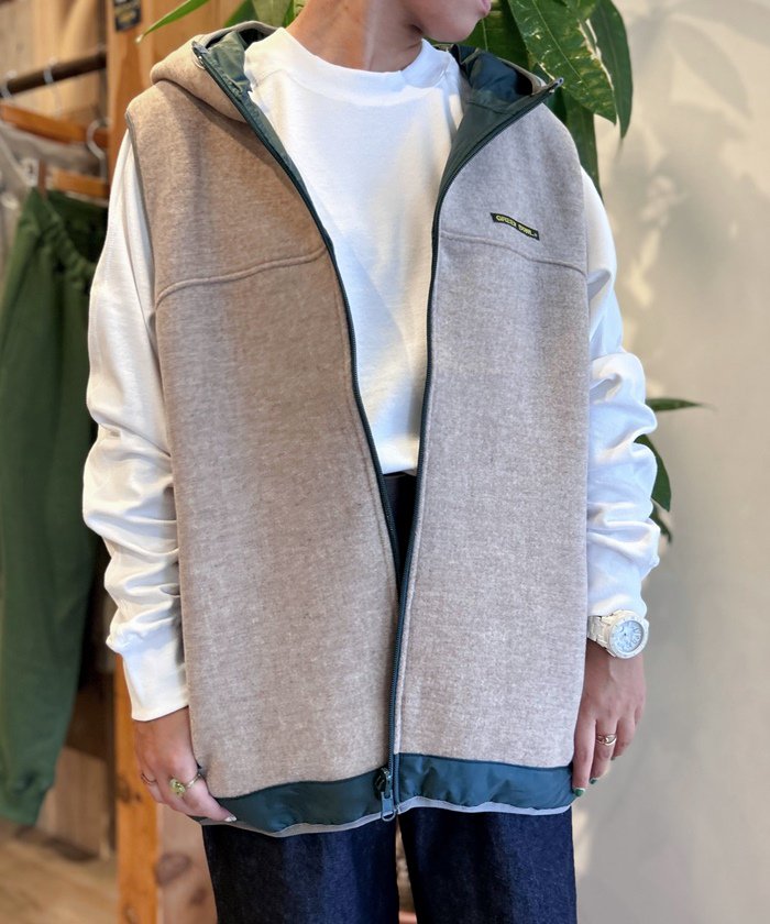 グリーンボウル【GREEN BOWL】2WayCoat×Nylon Reversible Vest - GREEN BOWL