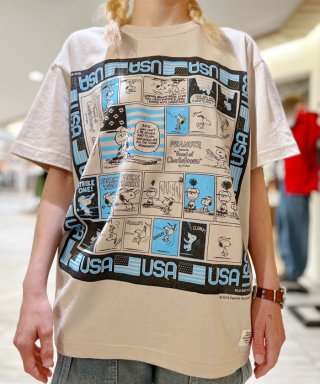 ̡ԡSNOOPYBandana Print T-shirts