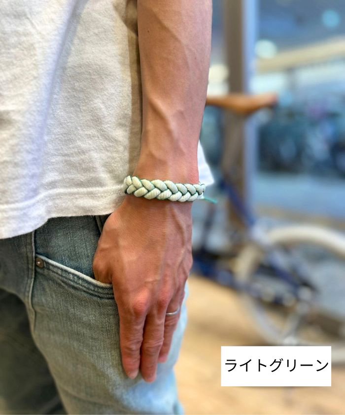 RASTACLAT ラスタクラット NASA（オレンジ＆白）ブレスレット 