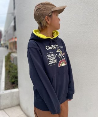 <img class='new_mark_img1' src='https://img.shop-pro.jp/img/new/icons20.gif' style='border:none;display:inline;margin:0px;padding:0px;width:auto;' />スヌーピー【SNOOPY】Sweat Pullover Parka(CONTACT!柄)