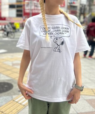 ̡ԡSNOOPYPrint T-shirts (CHIRRY)