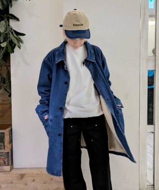 ꡼ܥGREEN BOWL8ozDenim x Boa Coat