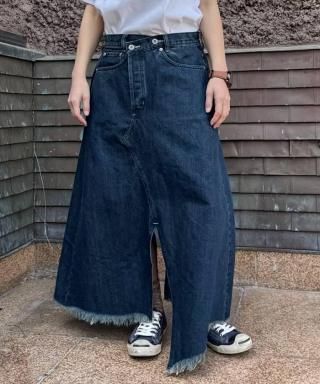 ۥɥ٥ƥ OLD BETTYSDenim Remake Long Skirt
