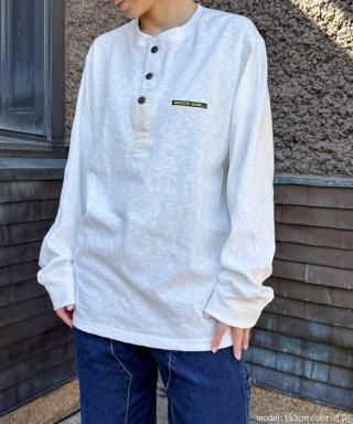 ۥ꡼ܥ GREEN BOWLMilitary Henley-neck L/S T-shirts