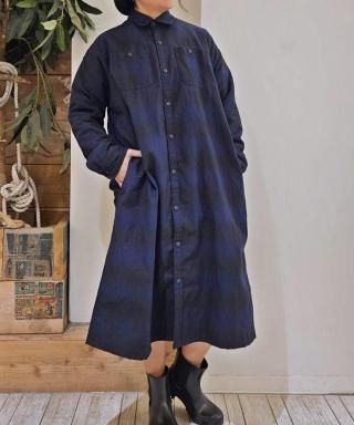 ۡOLD BETTYSFlannel Check Shirts One-piece
