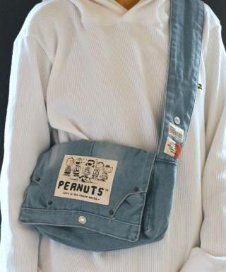 ̡ԡSNOOPYRemade Denim 2Way Pouch
