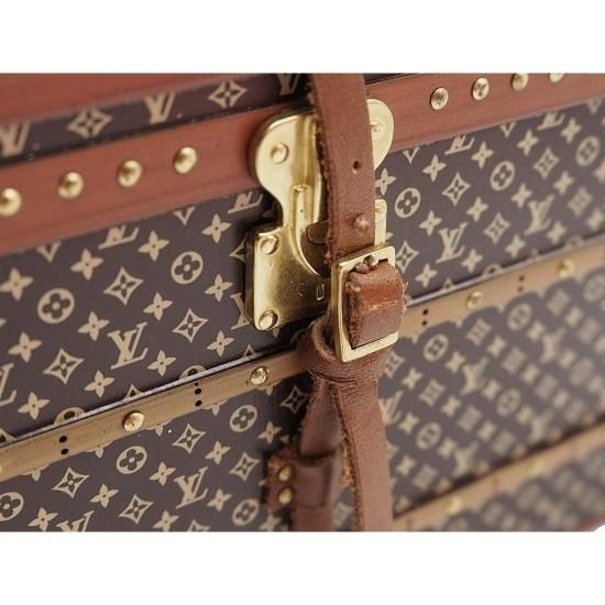 中古】LOUIS VUITTON ルイ ヴィトン ペーパーウェイト トランク ミス フランス アルミ レザー ゴールド金具 ノベルティ 非売品  M99408 | liamakana - lia makana