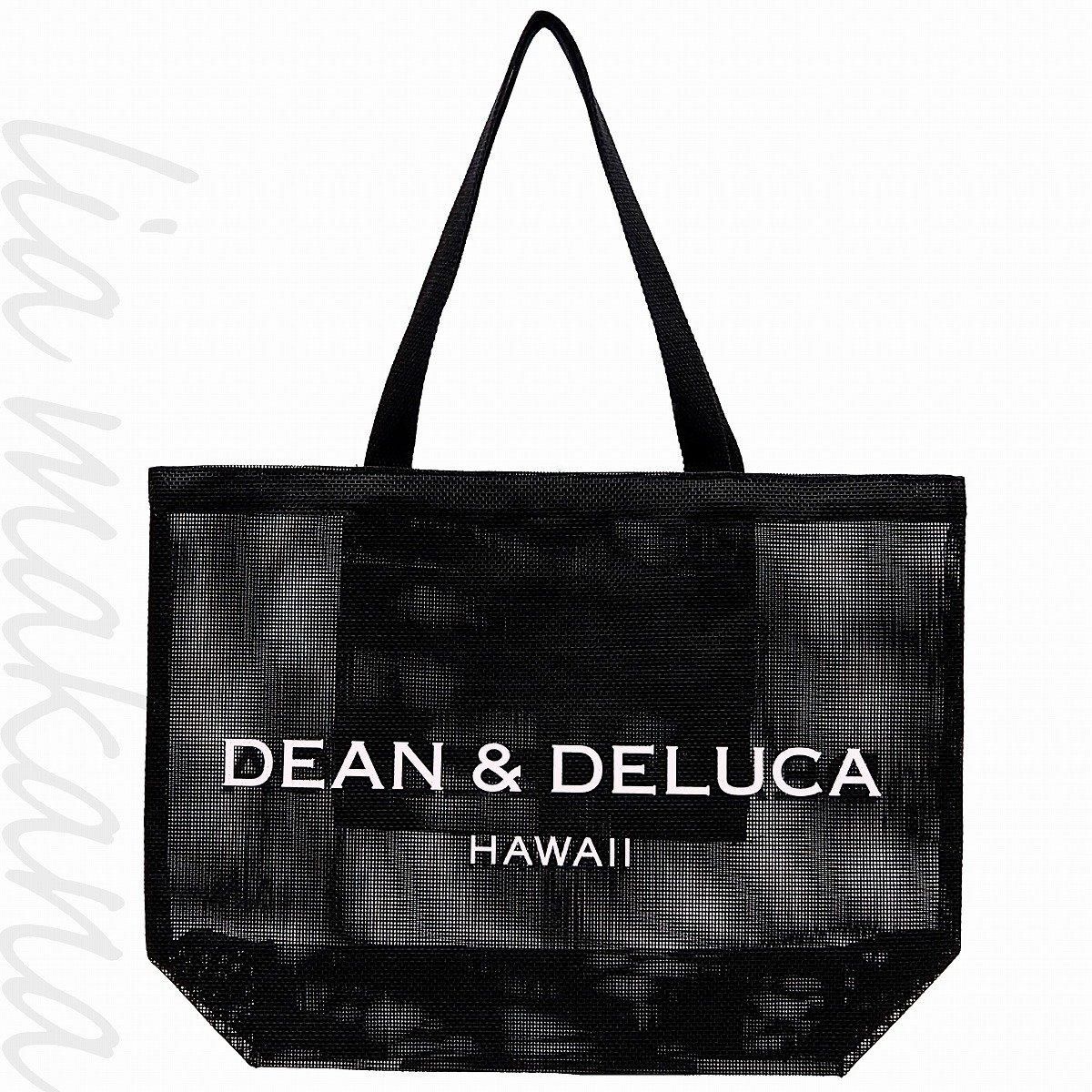 DEAN＆DELUCA ディーン＆デルーカ バッグ トートバッグ メッシュバッグ マザーズバッグ 肩掛け ブラック メッシュ | N 新品/未使用品  - lia makana