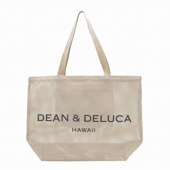 DEAN＆DELUCA ディーン＆デルーカ バッグ トートバッグ メッシュバッグ マザーズバッグ 肩掛け オフホワイト メッシュ ハワイ限定品 | N  新品/未使用品 - lia makana