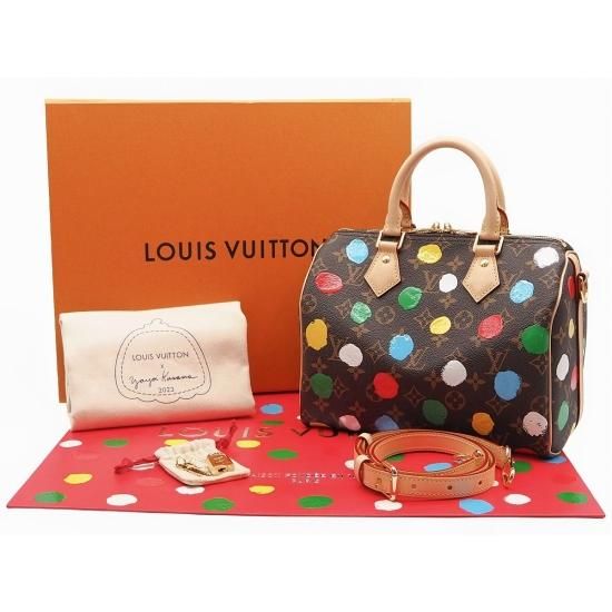 N 新品/未使用品】LOUIS VUITTON ルイ ヴィトン LV×YK スピーディ 