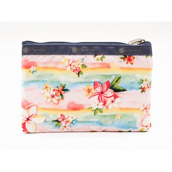 LeSportsac レスポートサック 3-ZIP COSMETIC PLUMERIA RAINBOW