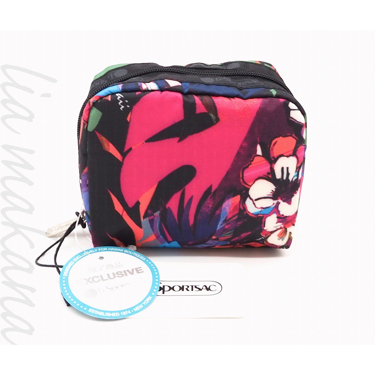 LeSportsac レスポートサック SQUARE COSMETIC HALEIWA PALM ハレイワ