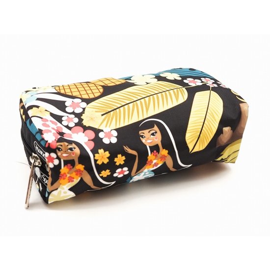 N 新品/未使用品】LeSportsac レスポートサック RECTANGULAR COSMETIC WAHINE HULA ワヒネ フラ ポーチ  化粧ポーチ ハワイ限定品 6511 3800 | バッグ | ポーチ | レスポートサック - lia makana