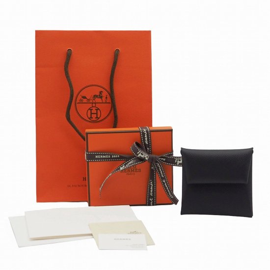 N 新品/未使用品】HERMES エルメス バスティア ブラック ヴォー・エプソン コインケース 小銭入れ シルバー金具 B刻印 2023年製造 |  liamakana - lia makana