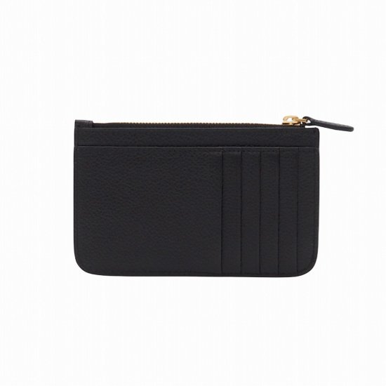 BALENCIAGA CASH ラージ ロング コイン＆カードホルダー | フラグメントケース | カーフスキン ブラック ゴールド金具 - lia  makana