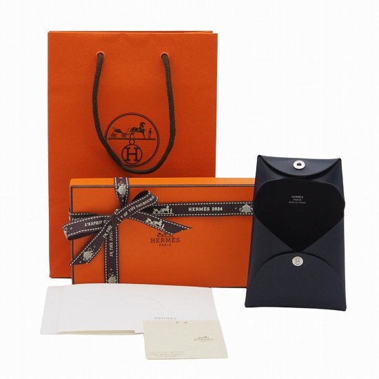 HERMES エルメス バスティア ブルーアビス ネイビー系 コインケース | 新品/未使用品 - lia makana