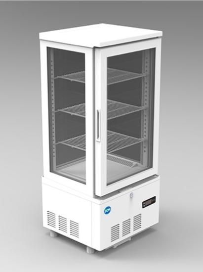 4面ガラス冷蔵ショーケース JCMS-78 - HIROオンラインショップ