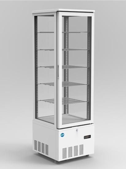 4面ガラス冷蔵ショーケース（片面扉） JCMS-268 - HIROオンラインショップ