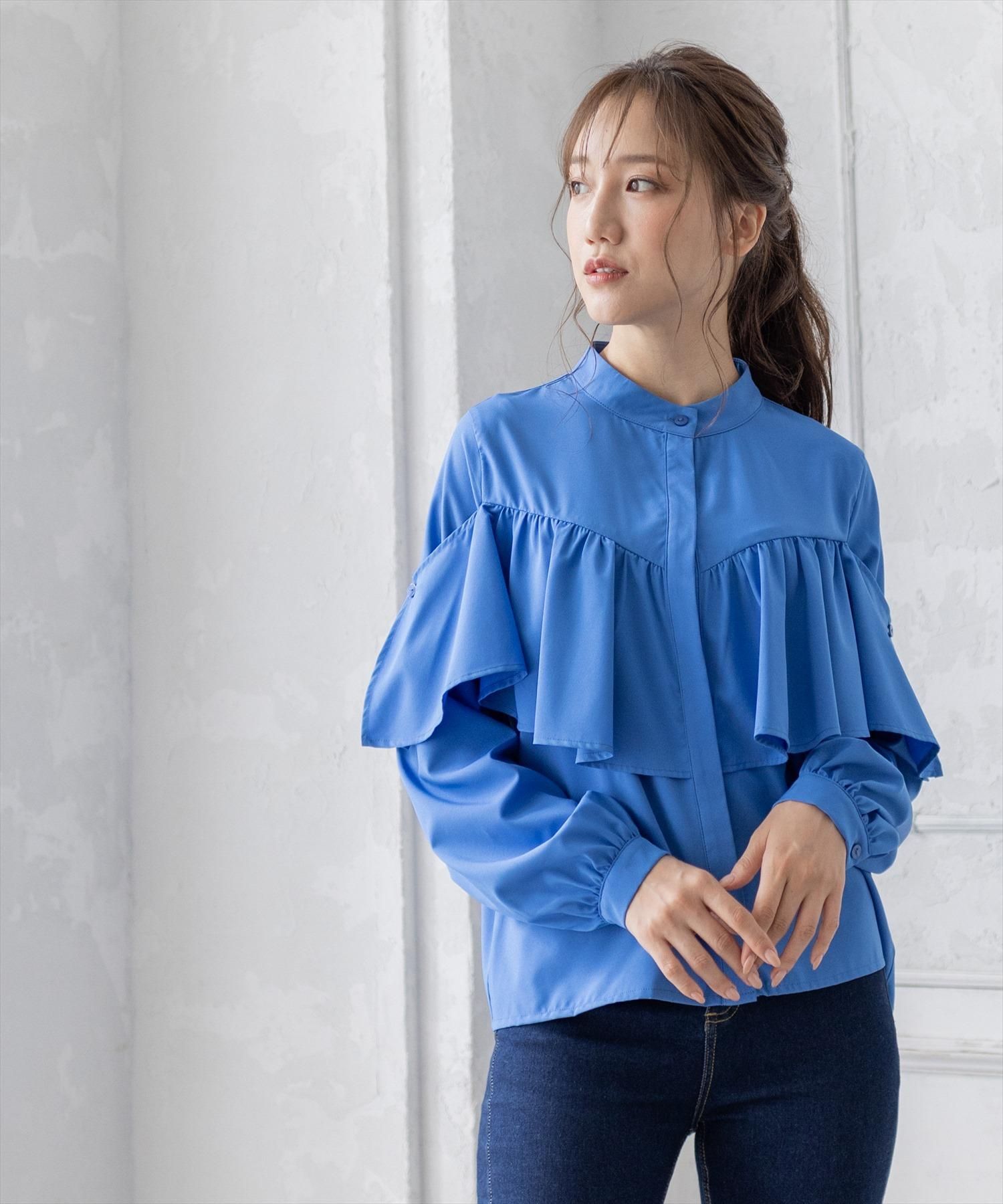 SALE/38%OFF》2wayフリルブラウス - STAY MOTION(ステイモーション)