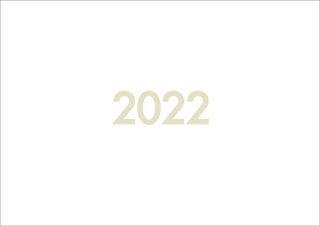 2022 作って・使って・残す 使い方自由 白いカレンダー