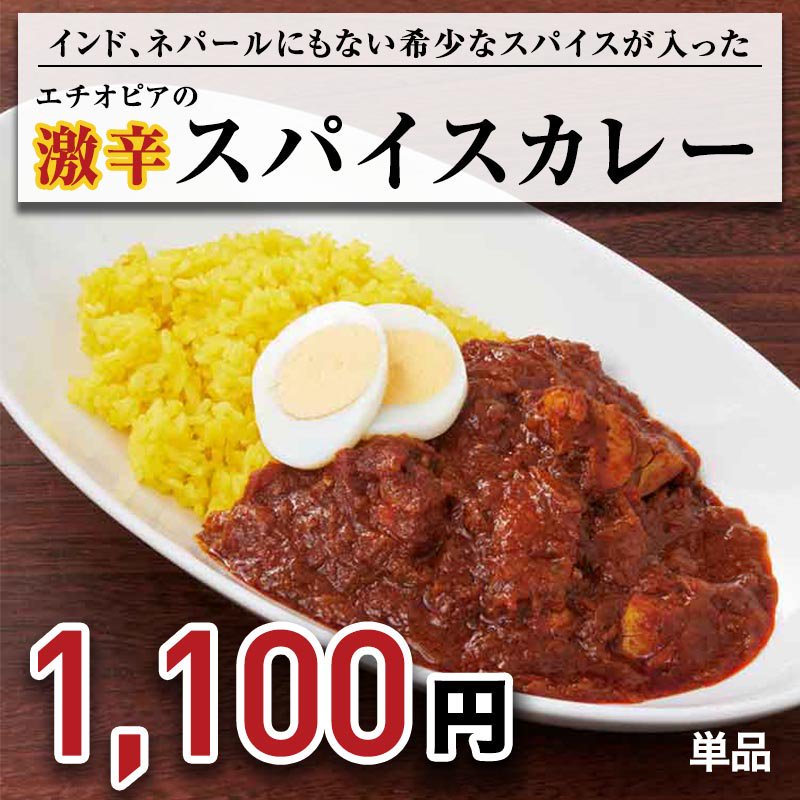 エチオピアカレー「ドロワット」カレールー1人前｜エチオピアのガラムマサラ「バルバレ」を大量に使用したエチオピアのスパイスカレールー