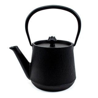 Nambu Ironware, 2-in-1 Iron kettle and teapot type, WOODGRAIN, black, 0.6L