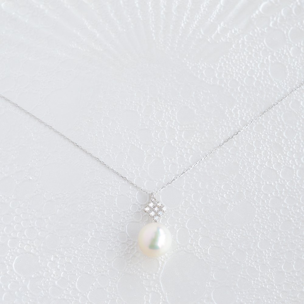 アコヤ真珠ダイヤモンドネックレス - 宝石真珠の専門店 | 宝石フクダ