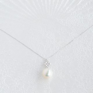 アコヤ真珠ダイヤモンドネックレスの商品画像
