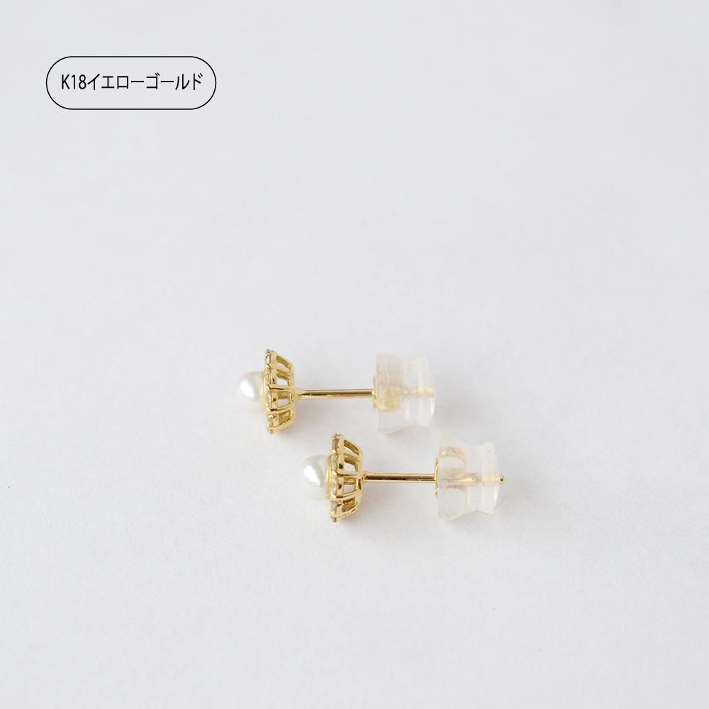 【10-9】ダイヤモンド　ピアス　D0.15ct×2