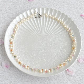ブリオレットサファイアと真珠のネックレス LUXUの商品画像